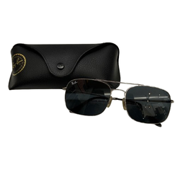 【中古】レイバン Ray-Ban ダブルブリッジサングラス RB3611 眼鏡・サングラス 眼鏡 シルバー 201goods-623