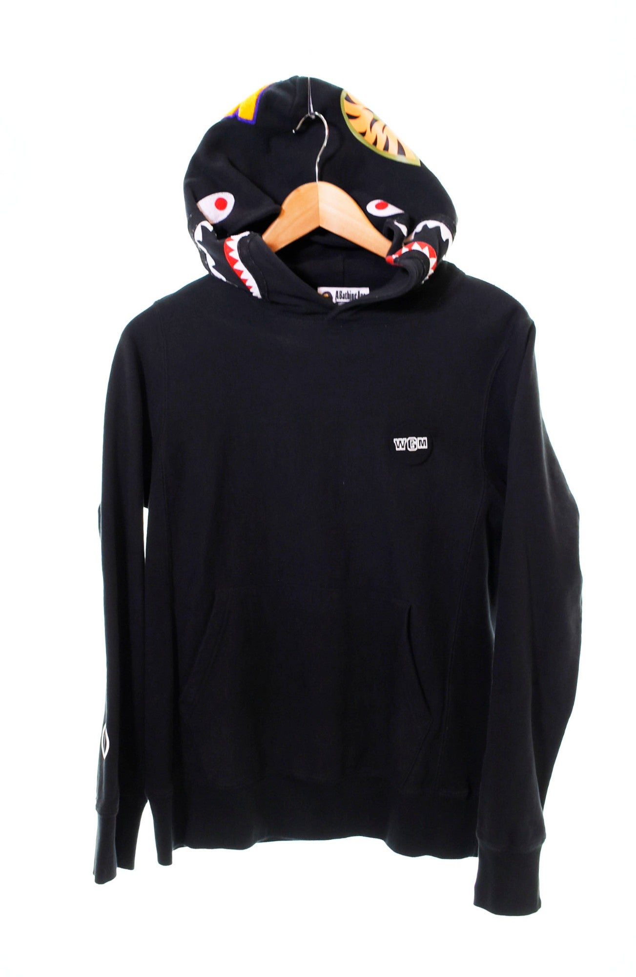 アベイシングエイプ A BATHING APE SHARK HOODIE PULLOVER シャークパーカー 黒 001PPF801007X パーカ  ブラック Sサイズ 103MT-803 | 古着通販のドンドンサガール