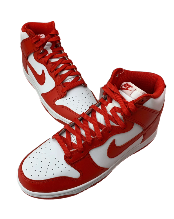 ナイキ NIKE ダンク ハイ "チャンピオンシップ ホワイト アンド レッド" Dunk High "Championship White and Red" DD1399-106 メンズ靴 スニーカー ロゴ レッド 28cm 201-shoes790