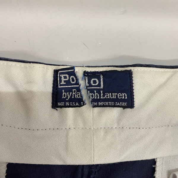【曜日割引対象外】 ポロラルフローレン POLO RALPH LAUREN 90's ロブスター刺繍 コーデュロイパンツ USA製 ボトムスその他 ネイビー 32/32サイズ 201MB-1188 VB