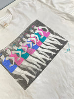 US US古着 Jantzen ジャンセン ダイビングガール フォトプリントTシャツ シングルステッチ ワンサイズ Tシャツ ホワイト フリーサイズ 101MT-4579