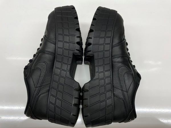 ナイキ NIKE 25年製 Women's Air Jordan 1 Brooklyn Low ウィメンズ エアジョーダン1 ブルックリン ロー 厚底 ヒール BLACK 黒 HF3184-001 レディース靴 スニーカー ブラック 24.5cm 104S-912