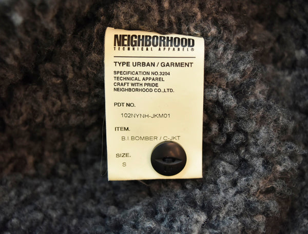 ネイバーフッド  NEIGHBORHOOD B.I. BOMBER C-JKT ボンバージャケット 黒 102NYNH-JKM01  ジャケット ブラック Sサイズ 103MT-1035