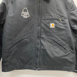 【曜日割引対象外】 カーハート Carhartt Detroit jacket デトロイトジャケット USA製 ジャケット ブラック XLサイズ 201MT-3489 VB