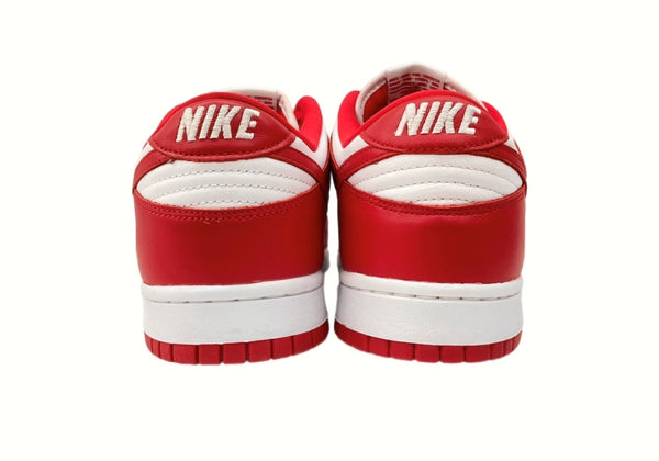 ナイキ NIKE 23年製 DUNK LOW SP ST JOHN'S ダンク ロー セント ジョーンズ カレッジ シューズ 白 赤 CU1727-100 メンズ靴 スニーカー レッド 28cm 104-shoes619