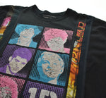 ニードルス Needles リメイク 再構築 バンド プリント ドッキング 半袖Tシャツ カットソー 黒 1 Tシャツ ブラック 103MT-2333