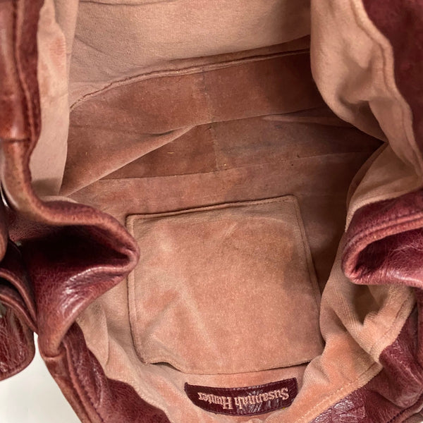 スザンナハンター Susannah Hunter レザートートバッグ バッグ レディースバッグ トートバッグ レッド 201goods-742