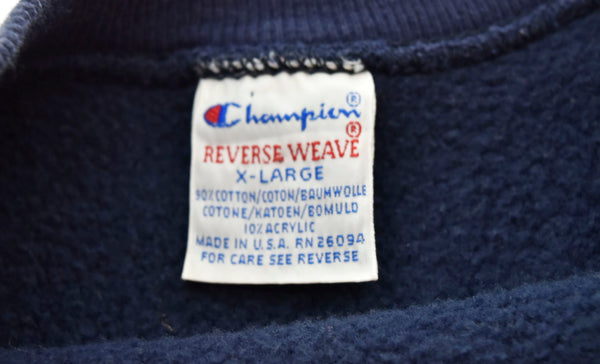 チャンピオン Champion 90年代 刺繍 タグ リバースウィーブ SPRAGUE SANFORD スウェット ネイビー スウェット ネイビー LLサイズ 103MT-1526