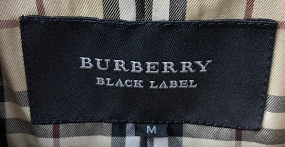 バーバリーブラックレーベル BURBERRY BLACK LABEL テーラードジャケット ジャケット ブラック Mサイズ 201MT-2789