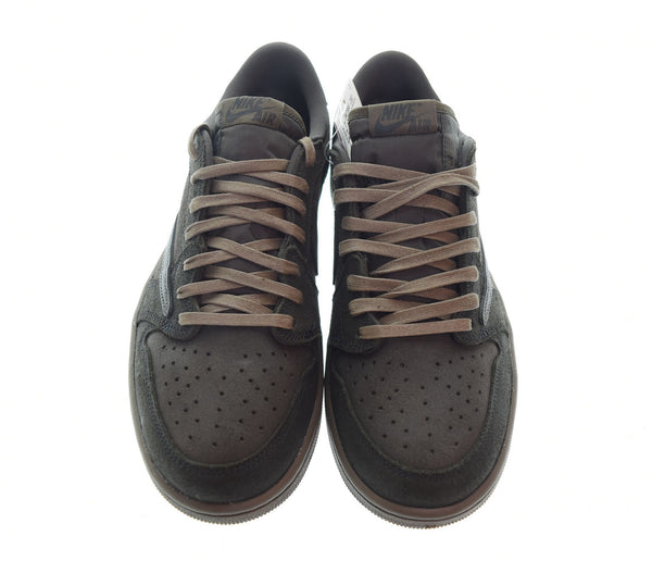 ナイキ NIKE Travis Scott × Air Jordan 1 Low OG SP Velvet Brown and Dark Mocha エアジョーダン ダークモカ DM7866-202 メンズ靴 スニーカー ブラウン 28cm 103S-868
