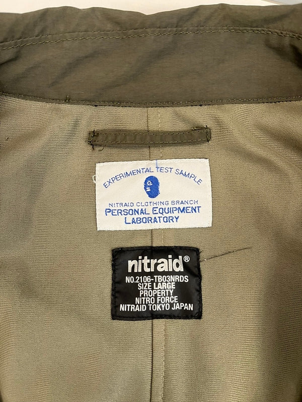 ナイトレイド NITRAID MA-2 ミリタリージャケット ナイロンジャケット  ジャケット カーキ Lサイズ 101MT-4600