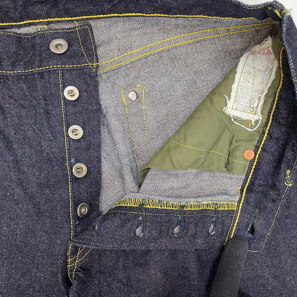 【曜日割引対象外】 ステイシック STAY SICK × Good Old & Co. '43 Denim Pants 1943年モデル デニム ブルー W34 L34サイズ 201MB-1151 VB