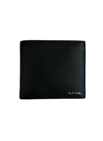 ポール・スミス Paul Smith ミニクーパー ミニコラージュ 折り財布  M1A 4833 HMINST 財布・ケース メンズ財布 ブラック 101wal-42