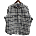 ディセンダント DESCENDANT チェック フランネル 長袖シャツ グレー 2サイズ 201MT-4762