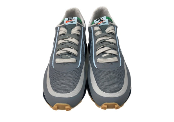 ナイキ NIKE 21年製 × CLOT クロット × SACAI  サカイ LDWAFFLE NEUTRAL GREY ワッフル ニュートラル グレー シューズ 灰 DH3114-001 メンズ靴 スニーカー グレー 28cm 104S-794