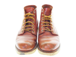 レッドウィング RED WING 8166 クラシック ラウンド ワークブーツ 茶 8166 メンズ靴 ブーツ ワーク ブラウン 7 1/2 25.5cm 103S-1121