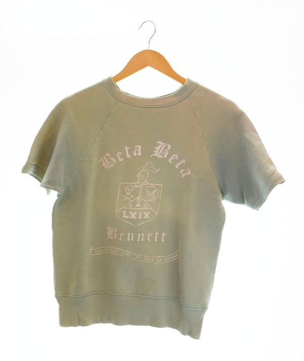 ヴィンテージ Vintage 60s 4段プリント 半袖 スウェット トレーナー 緑 Tシャツ グリーン 103MT-1672