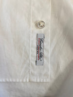 レインメーカー RAINMAKER KYOTO スタンドカラーシャツ コットンシャツ 白 日本製 RM171-054 サイズ44 長袖シャツ ホワイト 101MT-5436