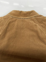 ラルフローレン RalphLauren CORDUROY COAT コーデュロイ コート カバーオール ダブルジップ ロング アウター ジャケット キャメル 茶 コート 無地 ベージュ Lサイズ 104MT-1730