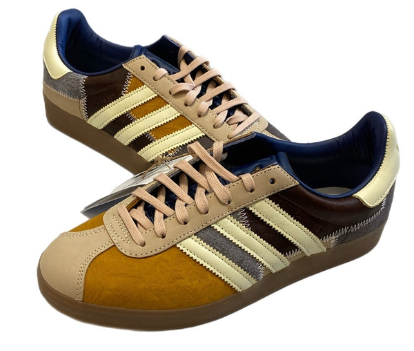 アディダス adidas GAZELLE 85 atmos TSUGIHAGI ガゼル85 アトモス つぎはぎ II0002 メンズ靴 スニーカー ブラウン 25.5cm 101-shoes1785