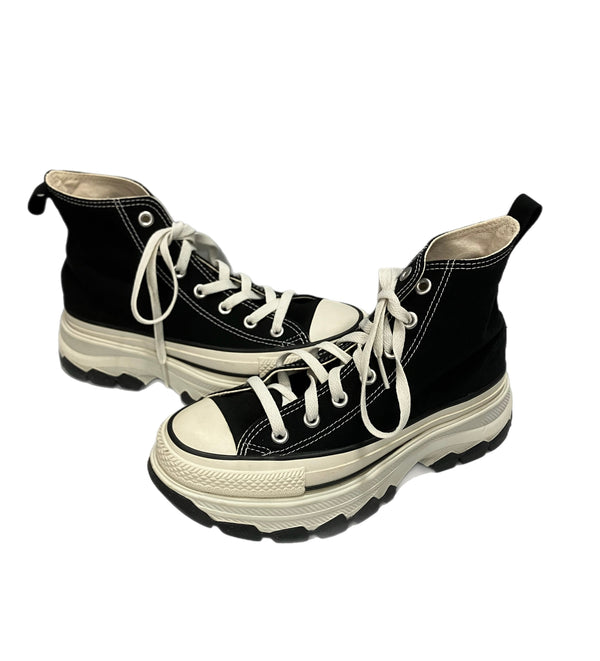 コンバース CONVERSE ALL STAR TREKWAVE HI オールスター トレックウェーブ ハイ カット 厚底  1SD400 レディース靴 スニーカー ブラック 24.5cm 101-shoes1706