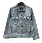 リーバイス Levi's 90s 90年代 75506-0412 デニム トラッカージャケット Gジャン カナダ製 青 サイズ44 ジャケット 無地 ブルー 104MT-2256