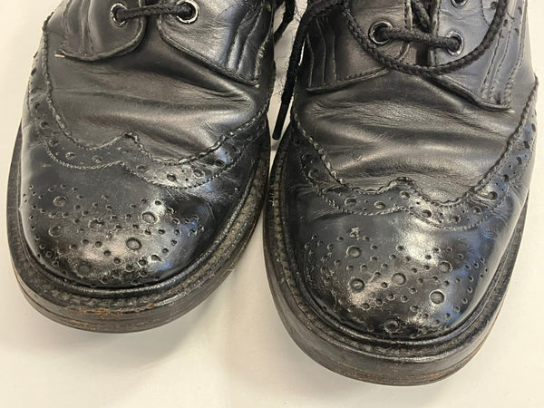 トリッカーズ Trickers MALTON D BLACK モールトン ウイングチップ カントリーブーツ MADE IN ENGLAND イングランド製 英国製 M2508 メンズ靴 ブーツ カントリー ブラック UK7 1/2 101sh-2215