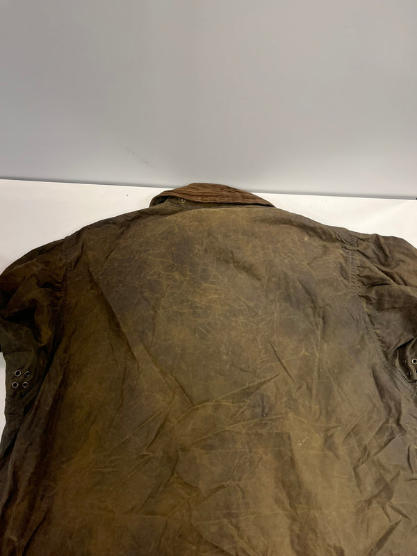 バブアー Barbour 90's 90年代 3ワラント BORDER ボーダー ワックス コットン オイルドジャケット コート VINTAGE ヴィンテージ A201 C42 ジャケット カーキ 101MT-5401