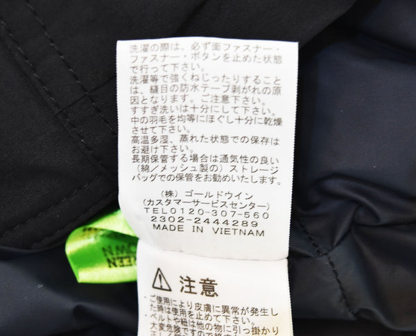 ノースフェイス THE NORTH FACE MOUNTAIN DOWN JACKETマウンテン ダウン ジャケット GORE-TEX ゴアテックス パーカー 黒 ND92237 ジャケット ブラック Sサイズ 103MT-2301