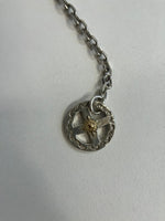 アリゾナフリーダム ARIZONA FREEDOM 唐草 フック 太陽神 ホイール チェーン シルバー✕ゴールド シルバーアクセサリー メンズジュエリー・アクセサリー ネックレスチェーン シルバー 101G-214