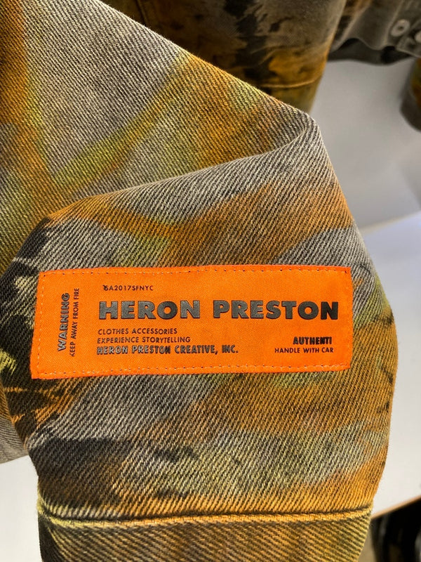 ヘロンプレストン HERON PRESTON TIE DYE DENIM JACKET タイダイデニムジャケット ジャケット マルチカラー Lサイズ 101MT-3289