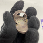 【中古】ナバホ NAVAJO D刻印 Sterling刻印 SILVER カラーストーン 17号 メンズジュエリー・アクセサリー インディアンジュエリー 指輪・リング シルバー 201goods-813