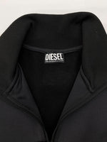 ディーゼル DIESEL S-BLOCKER トラック ジャケット ジップアップ 切り替え ジャージ 黒 A03722 ジャージ ロゴ ブラック Mサイズ 104MT-2115