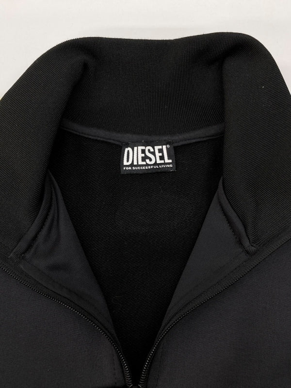 ディーゼル DIESEL S-BLOCKER トラック ジャケット ジップアップ 切り替え ジャージ 黒 A03722 ジャージ ロゴ ブラック Mサイズ 104MT-2115