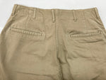 ミリタリー Military 50's U.S.ARMY CHINO CLOTH TROUSERS アメリカ軍 米軍 M-45 ダブルステッチ 尿素ボタン 無地 チノパン ベージュ 31×33 104MB-91