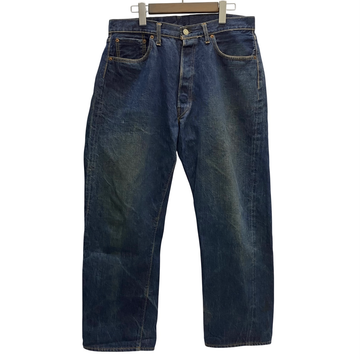 【曜日割引対象外】 ヴィンテージ vintage 60's リーバイス Levi's 501XX BIG E ギャラ無し 隠しリベット 濃紺 W33 デニム ブルー 201MB-841 VB