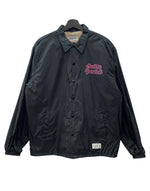 ワコマリア WACKO MARIA 21AW BOA COACH JACKET ボア コーチ ジャケット 天国東京 ボタン アウター 黒 ジャケット プリント ブラック Lサイズ 104MT-2212