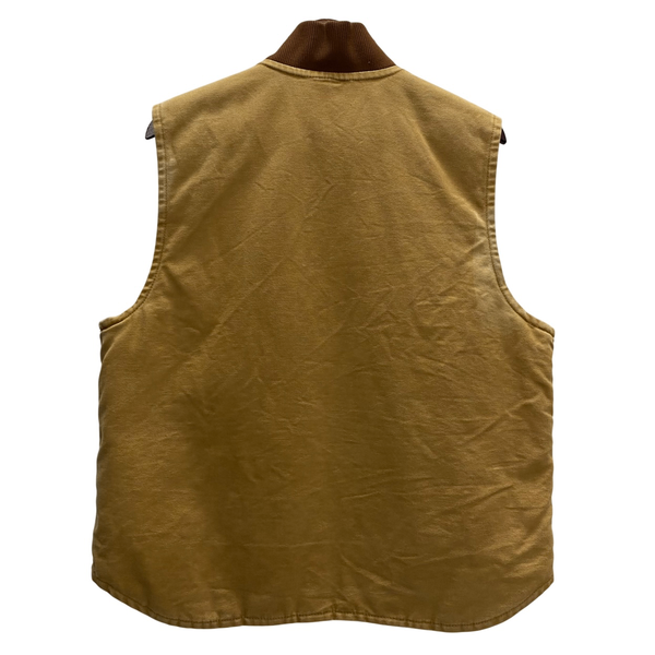 【曜日割引対象外】 カーハート Carhartt ダックベスト ベスト ベージュ Lサイズ 201MT-4447 VB