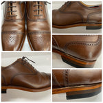 スコッチグレイン SCOTCH GRAIN オデッサII セミブローグ 920 メンズ靴 ローファー ブラウン 26.5cmサイズ 201-shoes1244