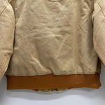 【曜日割引対象外】 カーハート Carhartt 80's 90's サンタフェジャケット USA製 ダックワークブルゾン ジャケット ベージュ 201MT-3736 VB