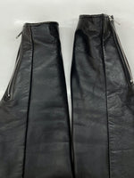 ショット SCHOTT LEATHER JACKET レザー ジャケット シングルライダース バイカー USA製 黒 641Q 42 ジャケット 無地 ブラック 104MT-904