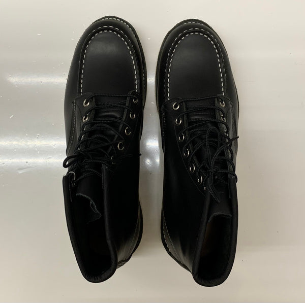 【曜日割引対象外】 レッドウィング RED WING 6-inch Classic Moc USA製 8179 メンズ靴 ブーツ その他 ブラック 27.5cmサイズ 201-shoes1114 VB
