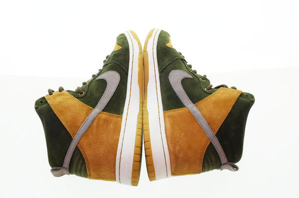 ナイキ NIKE DUNK HIGH PRM スケートボーディング ダンク ハイ プレミアム スニーカー 茶 839693-302  メンズ靴 スニーカー ブラウン 27cm 103S-310