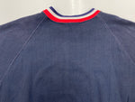 ヴィンテージ vintage 60s～ 60年代 Springfoot 半袖スウェット ラグラン ラインリブ トリコロール 紺 スウェット 無地 ネイビー Lサイズ 104MT-1273