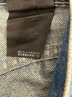 バレンシアガ BALENCIAGA ストレートレッグ ダメージジーンズ 486225 TSB06 デニム ブルー 28 101MB-735