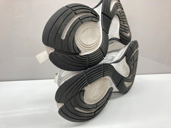 バレンシアガ BALENCIAGA CIRCUIT SNEAKER サーキット スニーカー ローカット シューズ 白 銀 793945 メンズ靴 スニーカー ホワイト 27.5cm 104S-982