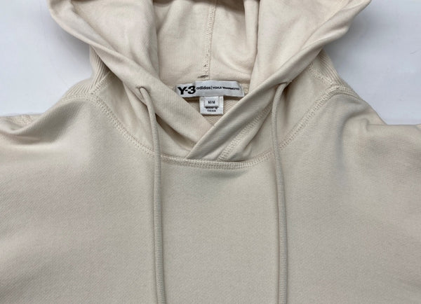 ワイスリー Y-3 STACKED LOGO HOODIE スタック ロゴ フーディ パーカー アイボリー パーカ ロゴ ベージュ Mサイズ 104MT-2170