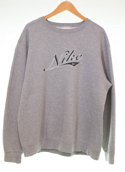 ナイキ NIKE OLD NIKE 90'S USA 筆記体 ロゴ スウェット オールド トレーナー スウェット グレー Lサイズ 103MT-3047