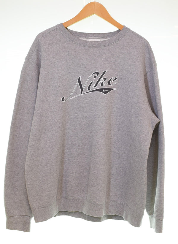 ナイキ NIKE OLD NIKE 90'S USA 筆記体 ロゴ スウェット オールド トレーナー スウェット グレー Lサイズ 103MT-3047