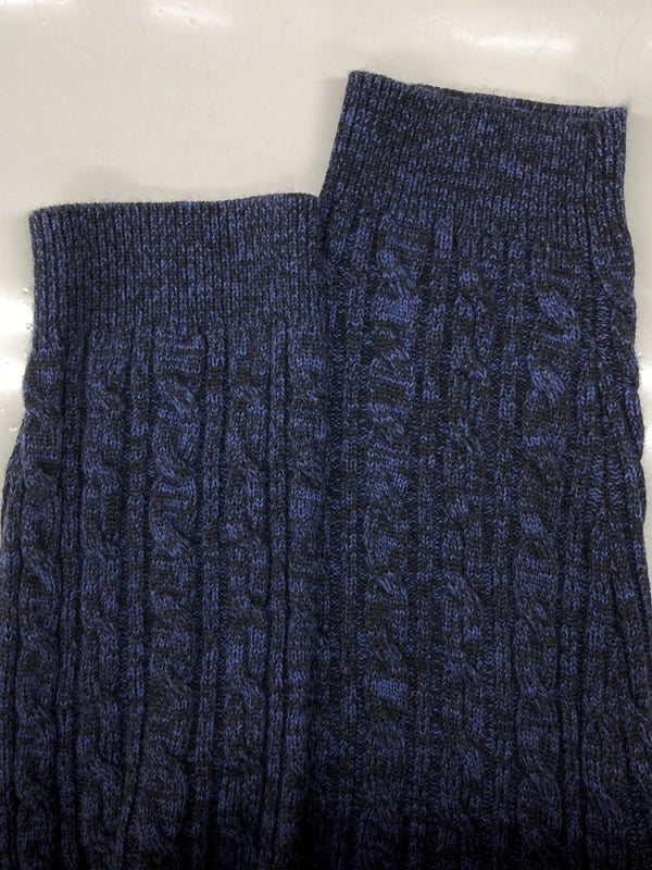 ケンゾー KENZO CREWNECK TIGER KNIT クルーネック タイガー ニット セーター ラメ 刺繍 厚手 長袖 紺 F965PU2513XE セーター ロゴ ネイビー XLサイズ 104MT-1964